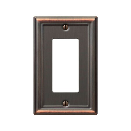Amerelle Wall Plate, Number of Gangs: 1 Steel, Aged Bronze Finish, Bronze 149RDB
